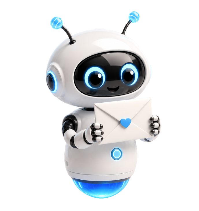 Aigentico newsletter mascot